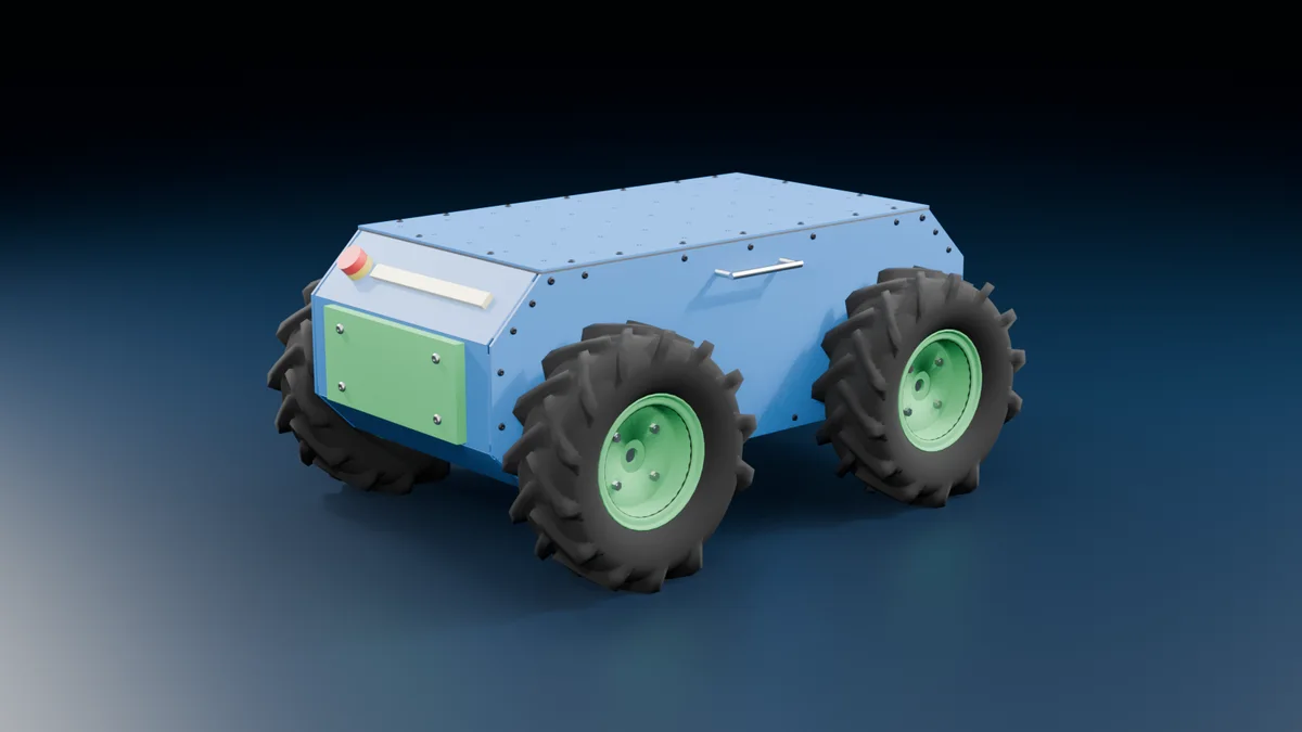 Sedenius Rover: vierrädrige Roboterplattform für unwegsames Gelände